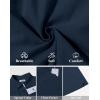 image:imageButton Down Linen Shirts for Men Short Sleeves Cotton Casual Shirt with Pockets for Summer BeachNavy