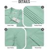 image:imageGuayabera Shirts for Men Linen Button Down Short Sleeves Shirt Casual Summer Cuban Vacation Beach Tops0green