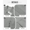 image:imageGuayabera Shirts for Men Linen Button Down Short Sleeves Shirt Casual Summer Cuban Vacation Beach Tops0grey