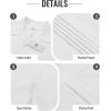 image:imageGuayabera Shirts for Men Linen Button Down Short Sleeves Shirt Casual Summer Cuban Vacation Beach Tops0white