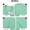 image:imageGuayabera Shirts for Men Linen Button Down Short Sleeves Shirt Casual Summer Cuban Vacation Beach Tops2green